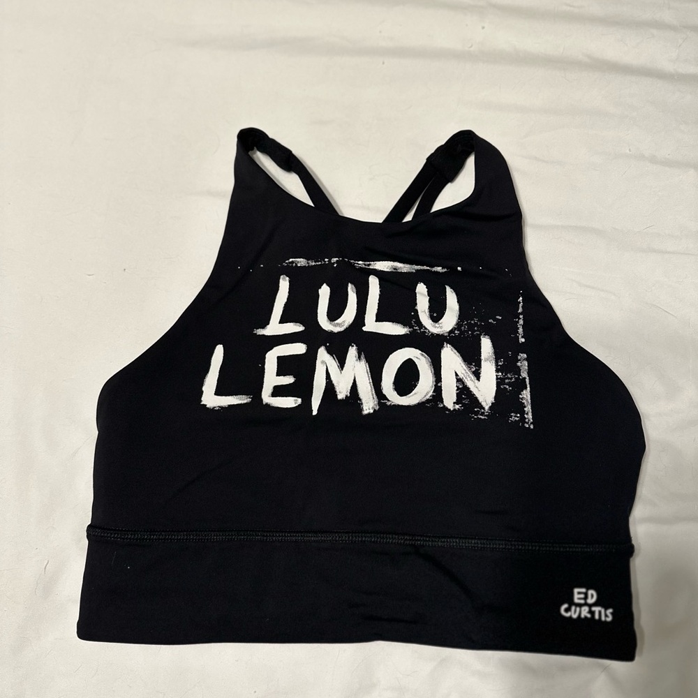 Lululemon Black Crop Top